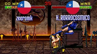 FT5 @mk2: zeeromk (CL) vs X_RORROCOSMICO (CL) [Mortal Kombat 2 Fightcade] Oct 20
