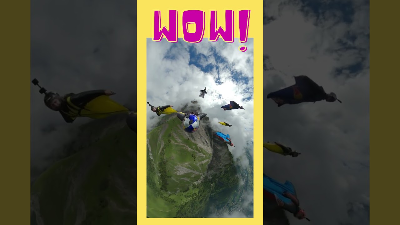 This is so cool, People are amazing, wingsuit flying, cool to watch, #shorts