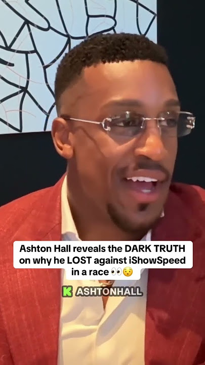 Ashton Hall reveals the DARK TRUTH on why he LOST against iShowSpeed in a race 👀😯 #ashtonhall