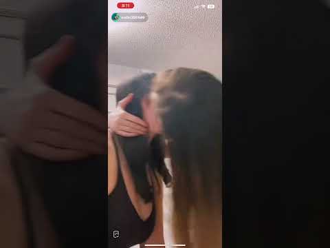 Tiktok Lesbians Tongue Kiss