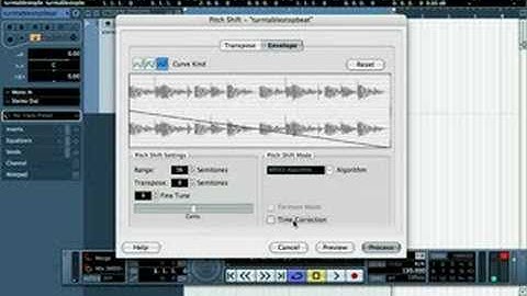 Cubase Tutorial - Creating a Turntable Stop Effect