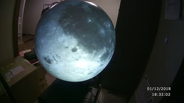 20180112 Docodemo Globe Amateras Test Projection SOS MOON