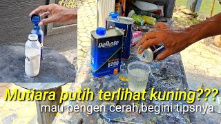 Tips Warna Mutiara putih lebih cerah