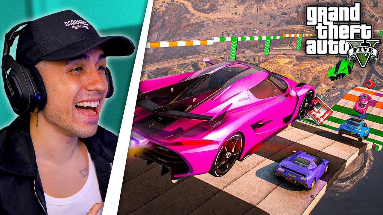 TODOS me ODIAN por lo VENGATIVO que soy en estas CARRERITAS DE GTA V 😭 (*con los panas 🐭*)