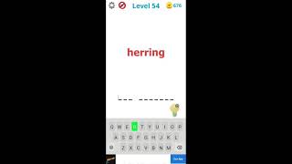 Dingbats - Word Trivia - Level 54 #shorts short video