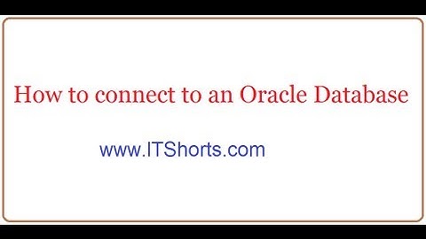 How to log in to an Oracle Database - Answer Video - Database Tutorials 42