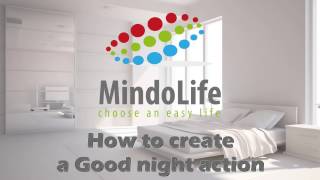MindoLife smart home support - Creating Good night scenario screenshot 4