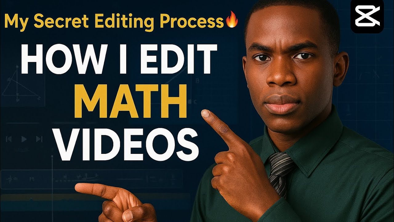 Как я редактирую свои видео по математике в CapCut (пошаговое руководство для учителей и создател...