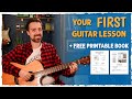 Your First Guitar Lesson - Play A Song on Day 1!