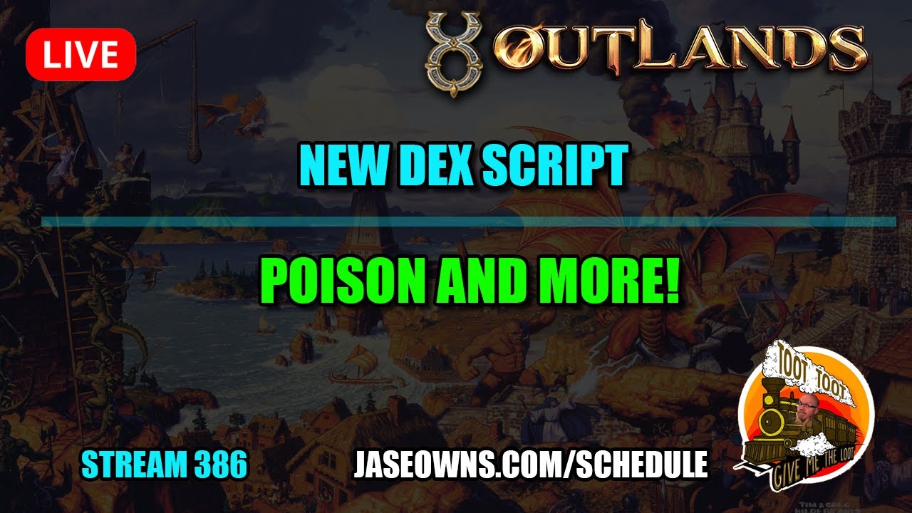 UO Outlands: More DEX ECHO - running poisoner dex with alchemy - POISON ASPECT