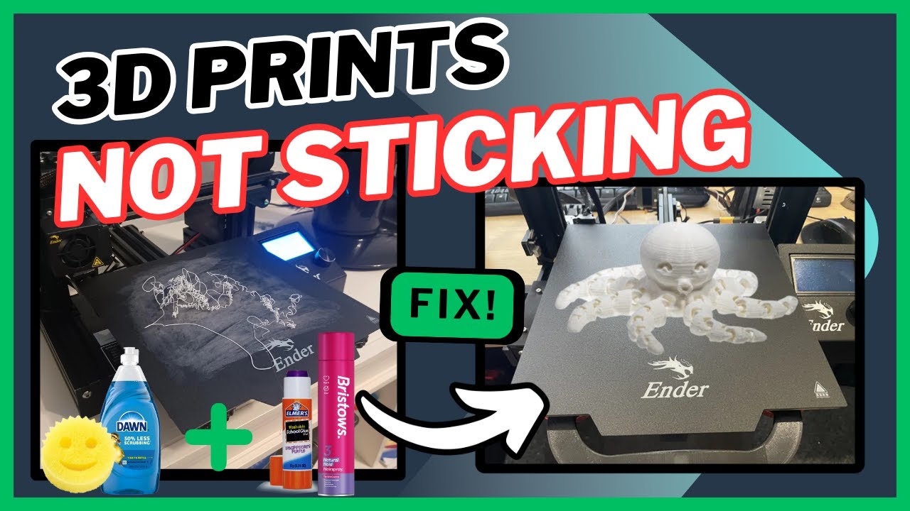 3D Print Bed Adhesion Problems? Try These Fixes! - YouTube