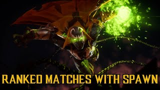 SPAWN KILLING IT IN RANKED!!! - Mortal Kombat 11 Ranked Matches w/ Spawn