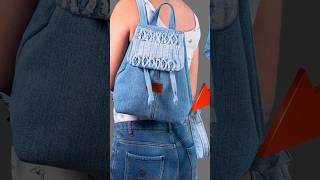 Mini Backpack From Old Jeans Easily Miarti