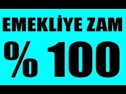 Emekliye Mujde Zamani Geldi 5 Zam Yetmedi 100 Zam Icin Karar Verildi Hayirlisi Olsun Youtube