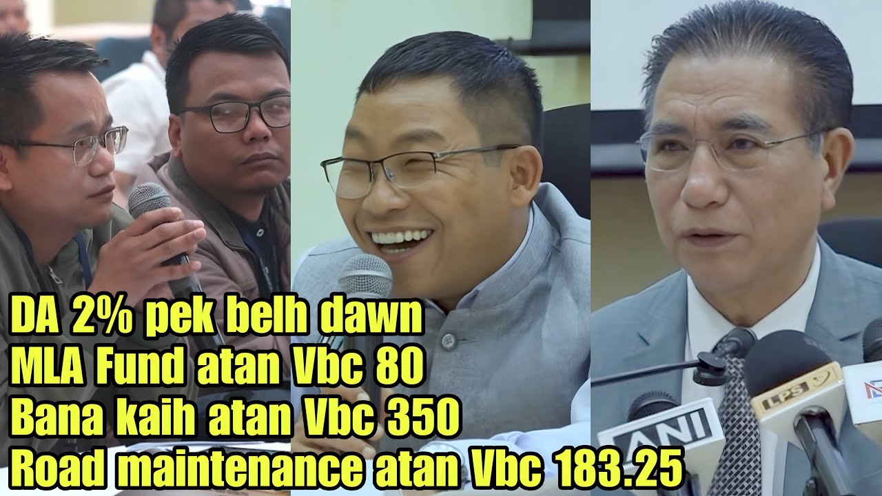 CM Pu Lalduhoma & Pu TBC-a ten Press mi te an hmachhawn‼️A ngaihnawm khawp mai🔥