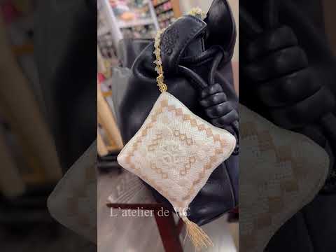 Hardanger-Whitework刺繡作品，用嚟做吊飾真係好靚😇｜embroidery |embroiderytutorial ｜hardanger |whitework｜studentwork