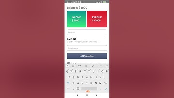 Expense Tracker App Mini React Native Project