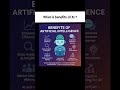 What is benefits of AI ? #ai
