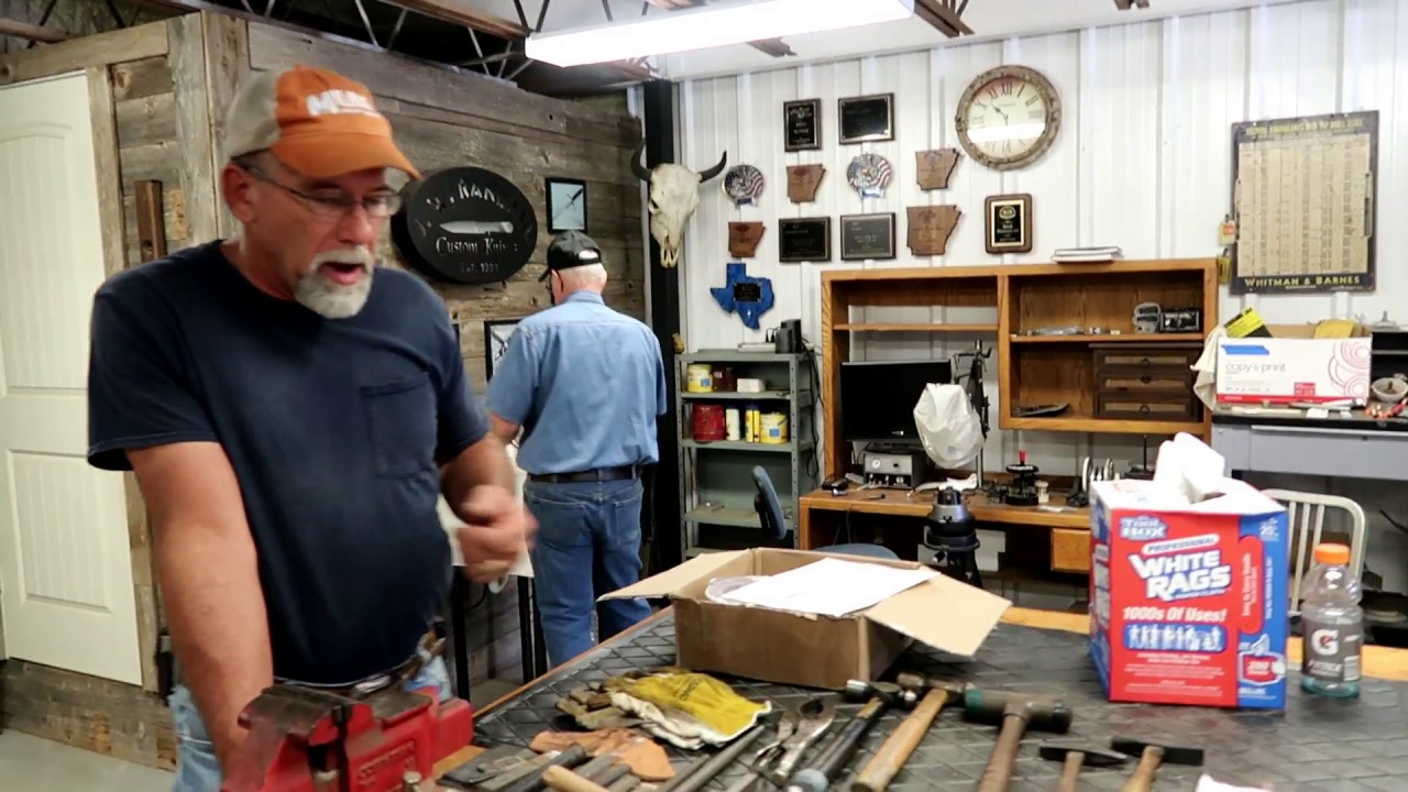 Forging Damascus With ABS Master Smith Harvey Dean And JW Randall VLOG 2