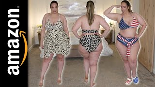 CUTE BIKINIS! Amazon Plus Size Swimsuit Try On Haul