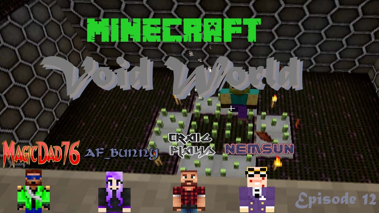 Minecraft Void World Episode 12 - Window Doors - YouTube
