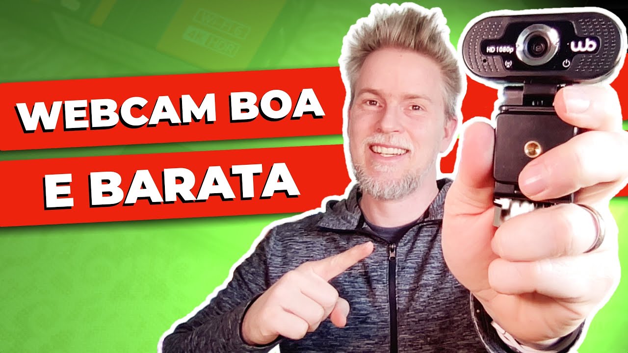 Melhor Webcam Boa e Barata 2024 - Webcam WB 1080p Full HD Amazon