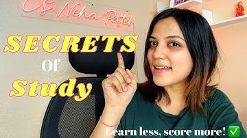 SECRETS OF STUDY 📚 | Neha Patel