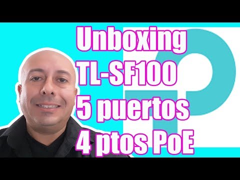 Unboxing switch TP LINK TL SF1005P de 5 puertos 10 100 con 4 puertos PoE