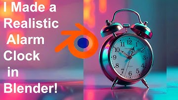 Create a Realistic Alarm Clock in Blender![Part 1] #3dmodeling #blendertutorial #alarmclock