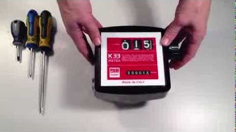 Piusi K33 Fuel Flow Meter - Changing the Flow Direction