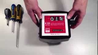 Piusi K33 Fuel Flow Meter - Changing the Flow Direction