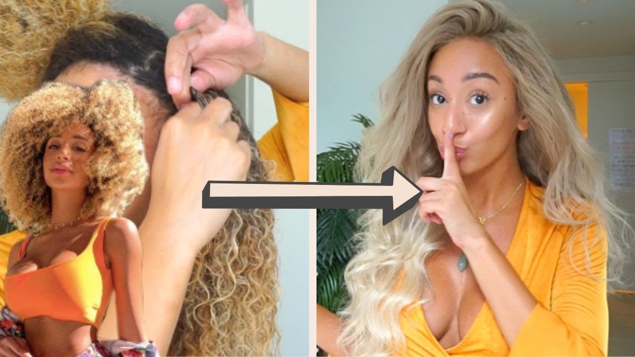 HOW I FIT MY AFRO UNDER A WIG (it's so easy)