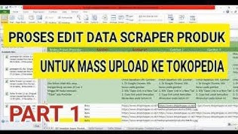 PART 1 - Proses Mengklasifikasikan Data Hasil Scraper Produk Untuk Mass Upload Ke Tokopedia