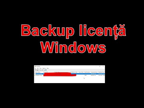 Afișare informații licența Windows si backup - diferența OEM si RETAIL