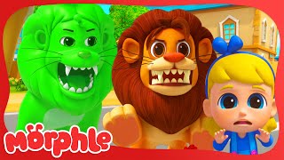 Real Lion, Green Lion Rampage | Morphle | Rescue Adventures