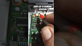 sony led tv red light blinking solution #sony #sonyledtv #panel