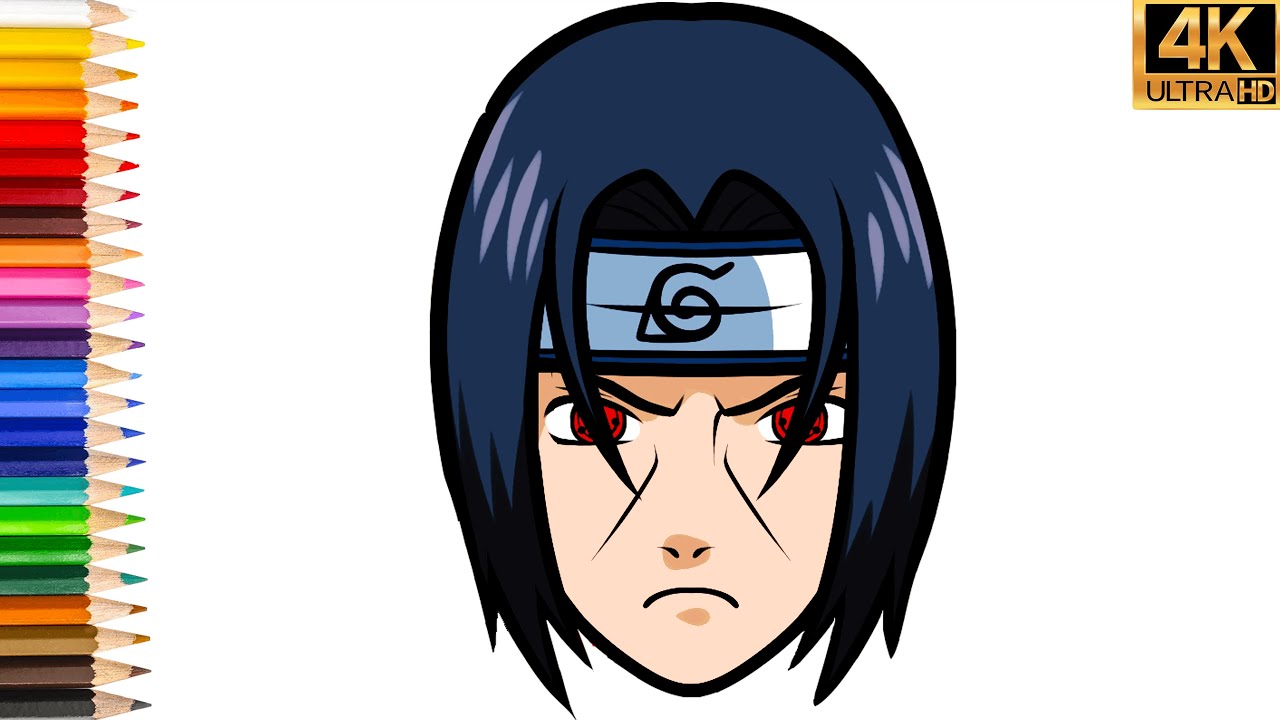 APRENDER A DIBUJAR ITACHI UCHIHA FACIL 😍 COMO DIBUJAR A ITACHI UCHIHA ...