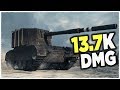 Shitbarn FV4005 Stage II • 13.7K Damage • 10 Kills • WoT Gameplay