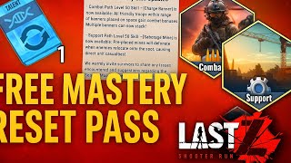 Free Mastery Reset in Last Z: Survival Shooter