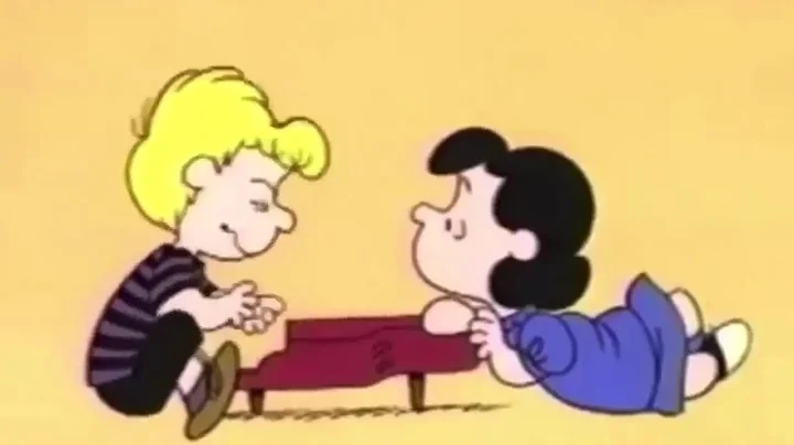 Lucy annoying Schroeder for two and a half minutes