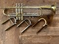 18025 l bore stradivarius trumpet with 3 mk tuning slides