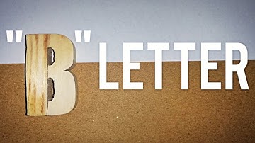 How To Cut Wooden "B" Letter Using SCROLL SAW Episode -19