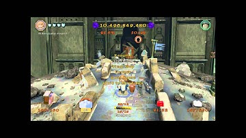 Lego The Hobbit. Quest: "Fireworks of Art", the Always Loot Emeralds Red Brick.