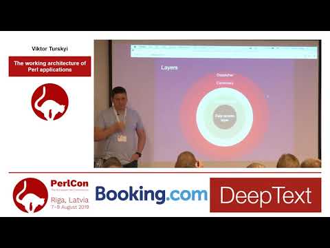 Viktor Turskyi. The working architecture of Perl applications