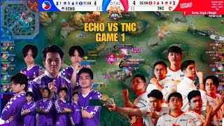 ECHO VS TNC PRO TEAM | Game 1 MPL-PH Season 13 | Mobile Legends!!! #mobilelegends #echo #tncproteam