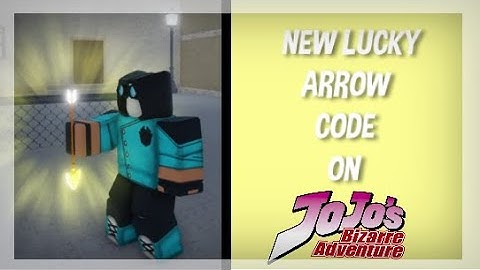 NEW YBA LUCKY ARROW CODE ON ROBLOX (Your Bizarre Adventure - YBA)