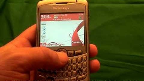 How To Unlock A Vodafone UK Blackberry 8300