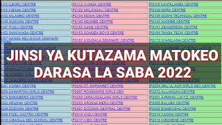 🔴HAYA HAPA MATOKEO DARASA LA SABA 2022 | JINSI YA KUTAZAMA MATOKEO.....