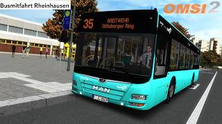 OMSI 2 Busmitfahrt→ Rheinhausen Linie 35 - MAN LC A21