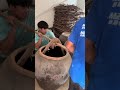 Smart Traditional Method to Move Heavy Clay Jars Without Breaking Them
